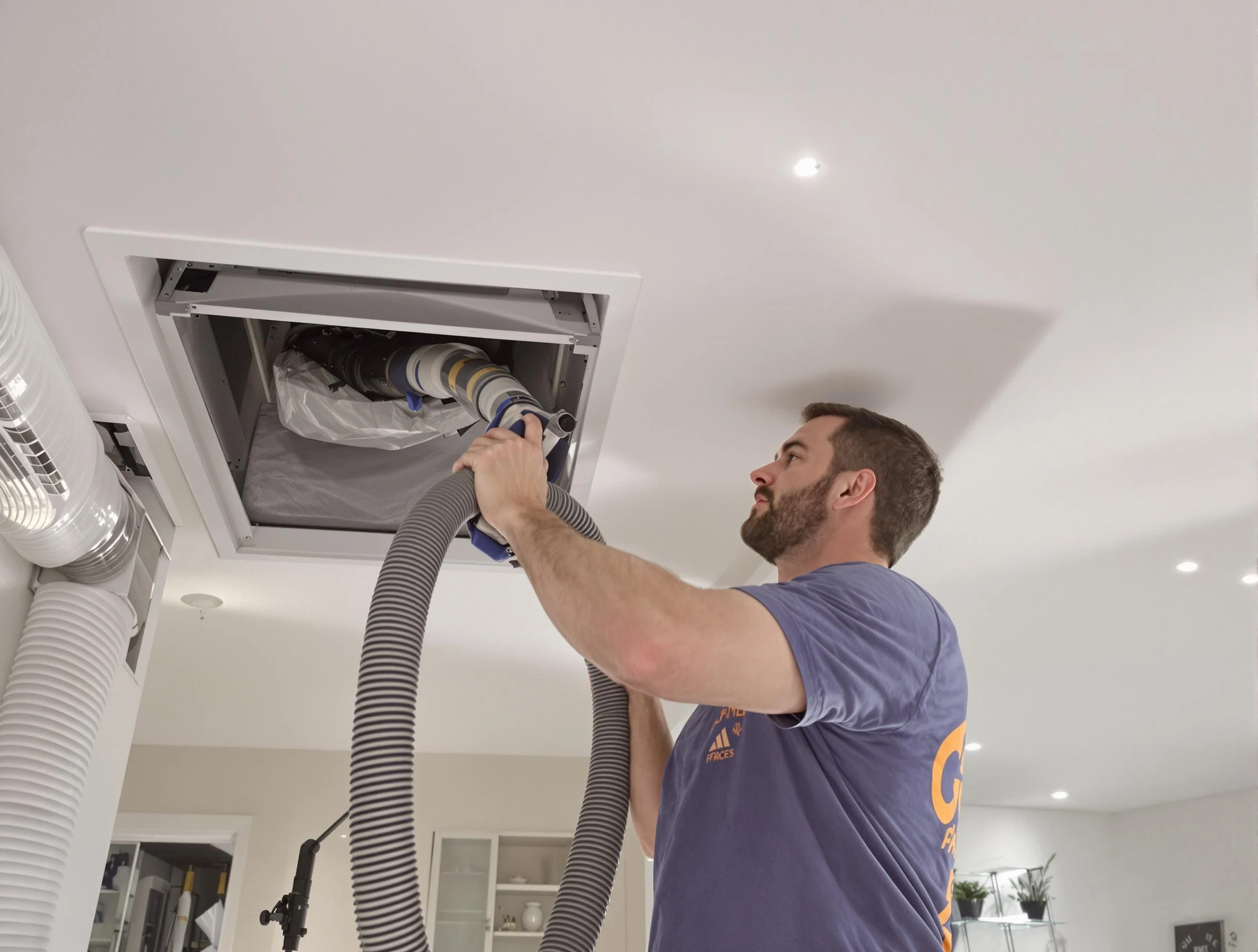 Precision indoor duct cleaning by Johnstown Air Duct Cleaning in Johnstown